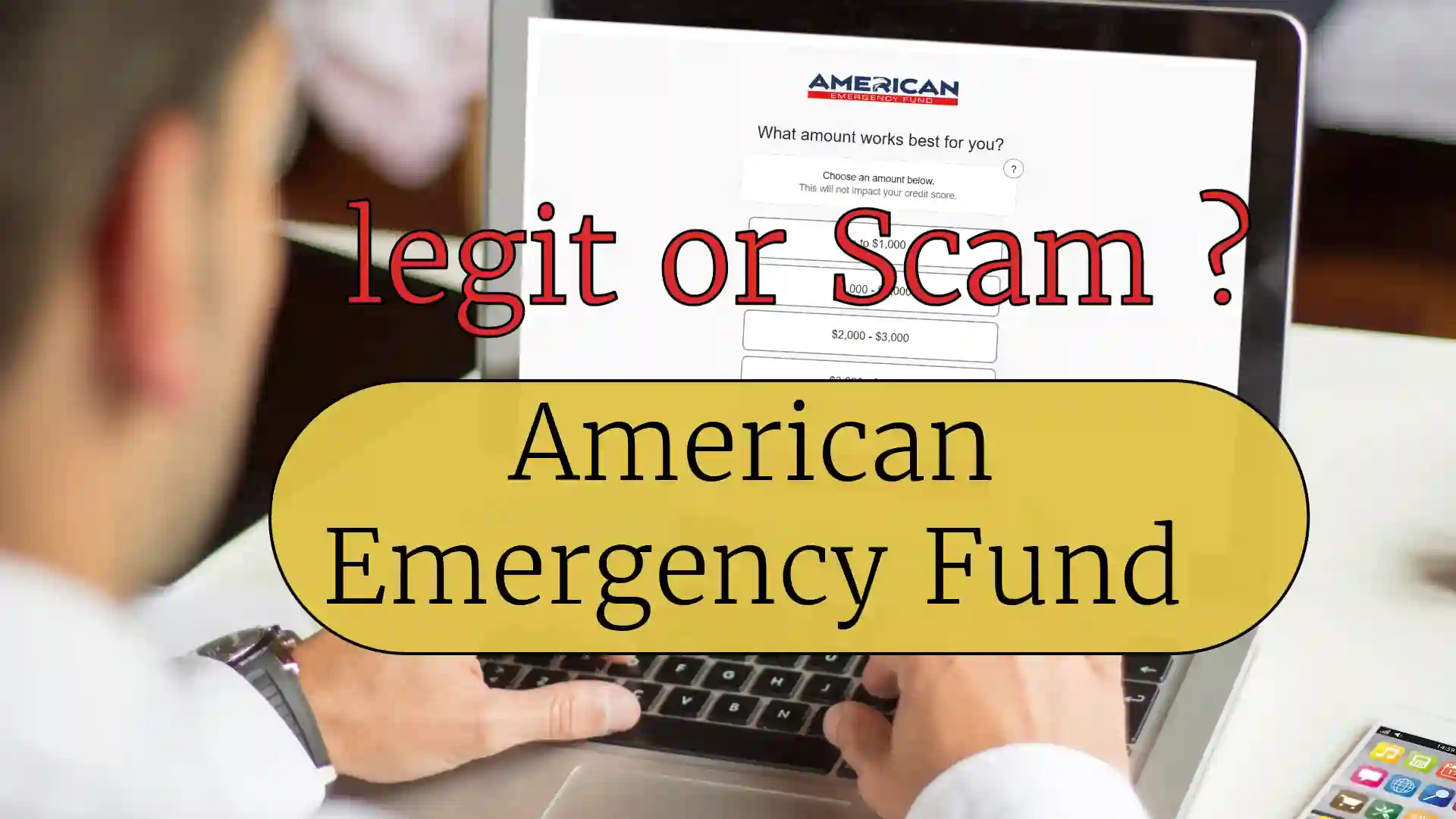American Emergency Fund legit or Scam ?