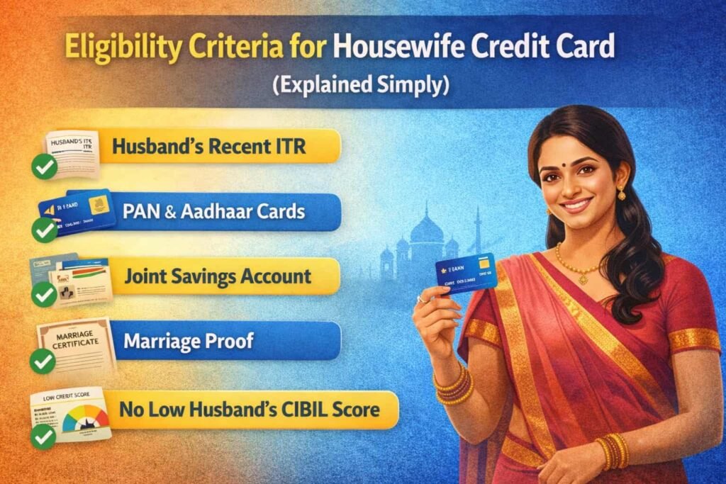 Eligibility Criteria for Housewife Credit Card
