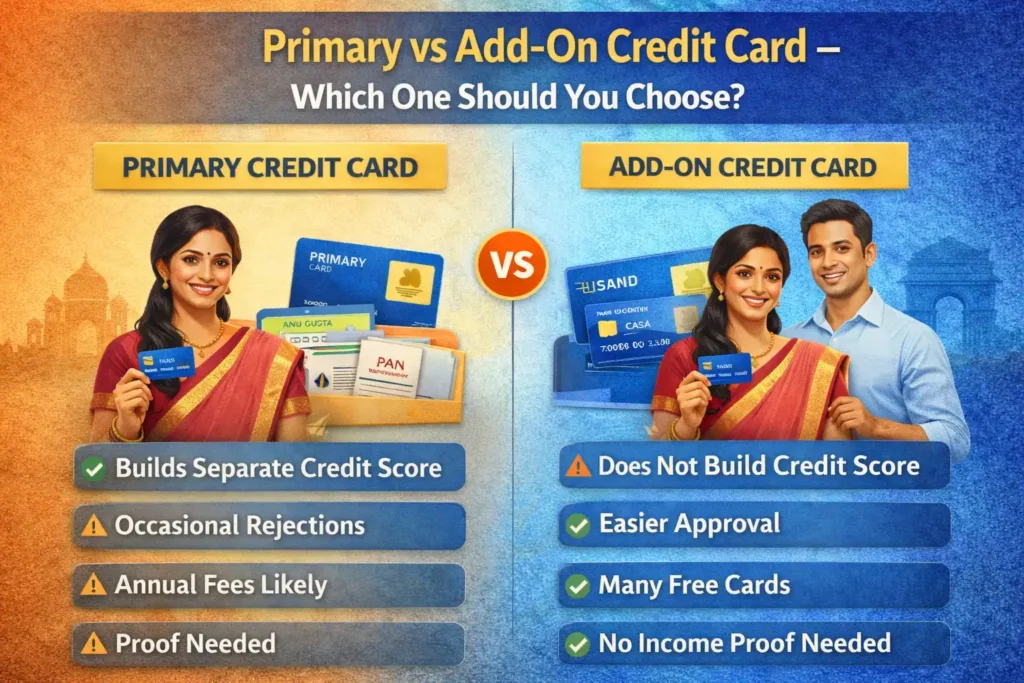 Primary vs Add-On Credit Card – Which One Should You Choose?