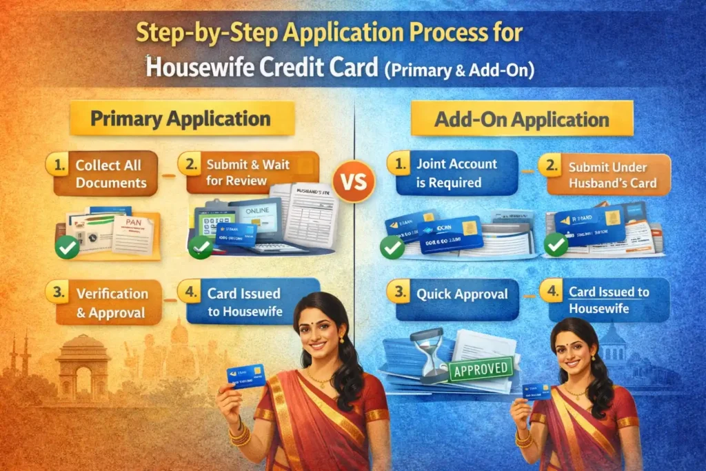 Step-by-Step Application Process for Housewife Credit Card
